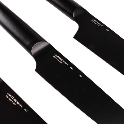 BergHOFF Ron 4Pc Knife Set Black, 4 Knives 3 BergHOFF Ron 4Pc Knife Set Black, 4 Knives