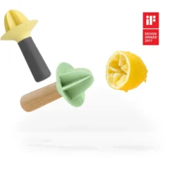 BergHOFF Leo 5" Hand Juicer, Recycled PP Handle, Yellow -BergHOFF Store GUEST 9abba4a6 8b72 4c35 ab16 9e12700c9bcc