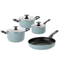 BergHOFF Sage And Slate Non-stick Aluminum 7Pc Cookware Set With Glass Lid -BergHOFF Store GUEST 9d3d3c87 ff91 453d 950a d5f2e19c6f40