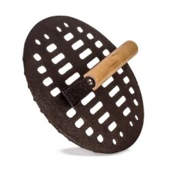 BergHOFF Neo 2Pc Cast Iron Set: 11" Grill Pan & With Slotted Steak Press -BergHOFF Store GUEST 9feb11f9 a759 4f5d 9a7d c9bb67e090ae