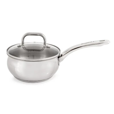 BergHOFF Belly Shape 18/10 Stainless Steel Sauce Pan With Glass Lid 8 BergHOFF Belly Shape 18/10 Stainless Steel Sauce Pan With Glass Lid - Image 6