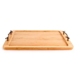 BergHOFF Bamboo Tray With Wrought Iron Handles, 15.5" 11 BergHOFF Bamboo Tray With Wrought Iron Handles, 15.5" -BergHOFF Store GUEST a67ccd88 877a 460b af5c c09d108228e4