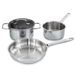 BergHOFF Helix Recycled 18/10 Stainless Steel Cookware Set With Glass Lids -BergHOFF Store GUEST a6c1b42c 6fd5 4b29 854f 7b7255657858