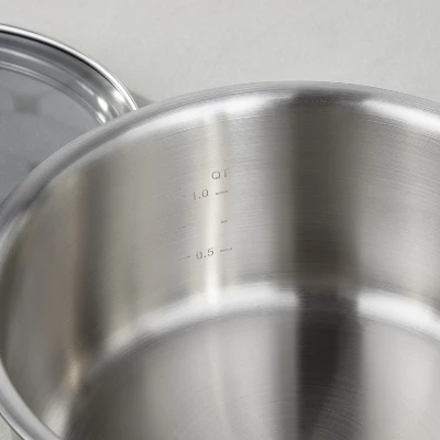 BergHOFF Helix 9Pc Cookware Set With Glass Lids, Nonstick Pans, Recycled Material 6 BergHOFF Helix 9Pc Cookware Set With Glass Lids, Nonstick Pans, Recycled Material - Image 4