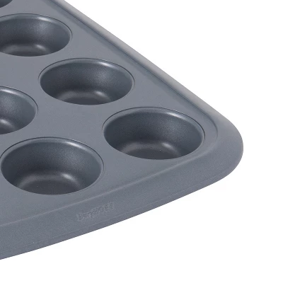 BergHOFF GEM Non-Stick Carbon Steel Cupcake Pans, Gray 4 BergHOFF GEM Non-Stick Carbon Steel Cupcake Pans, Gray - Image 2