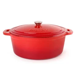 BergHOFF Neo 8Qt. Cast Iron Oval Dutch Oven, Matching Lid -BergHOFF Store GUEST ab59fcd0 4511 4273 8664 d691838b0884