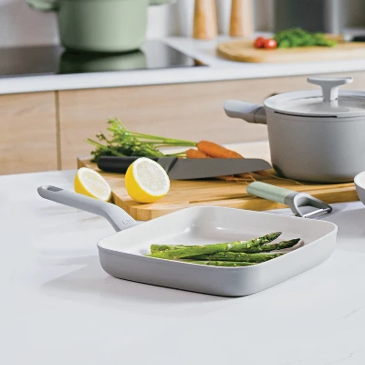 BergHOFF Balance 11Pc Nonstick Ceramic Cookware Set With Glass Lid, Recycled Aluminum 9 BergHOFF Balance 11Pc Nonstick Ceramic Cookware Set With Glass Lid, Recycled Aluminum - Image 7