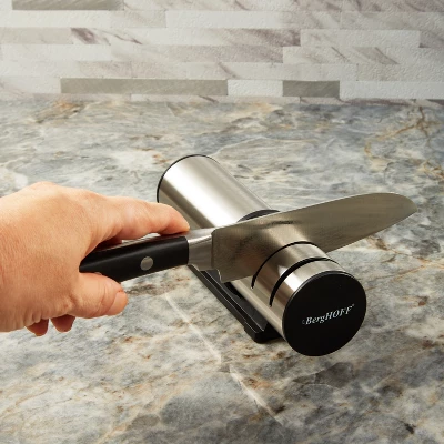 BergHOFF 19" Diamond Stainless Steel Knife Sharpener 3 BergHOFF 19" Diamond Stainless Steel Knife Sharpener