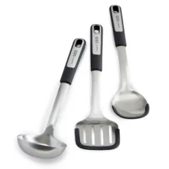 BergHOFF Graphite Stainless Steel 3Pc Utensil Set With Silicone Head, Recycled Material -BergHOFF Store GUEST baf9c9d9 20e4 475d bba0 da67622de0b7