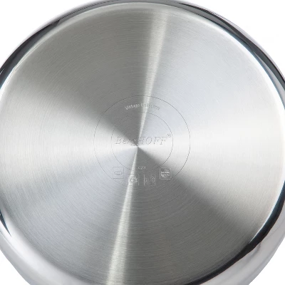 BergHOFF Vintage Tri-Ply Stainless Steel Saucepan With Stainless Steel Lid, Hammered, Silver 9 BergHOFF Vintage Tri-Ply Stainless Steel Saucepan With Stainless Steel Lid, Hammered, Silver - Image 7