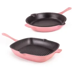 BergHOFF Neo 2Pc Cast Iron Cookware Set, 10" Fry Pan & 11" Grill Pan -BergHOFF Store GUEST bcb39390 b634 48d5 92f6 4d1a1daa0182