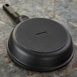 BergHOFF Leo Stone+ Non-stick Ceramic Frying Pan, Recycled Cast Aluminum -BergHOFF Store GUEST bccf5c1a 7f88 48f8 8bb9 c56e45ec61f7