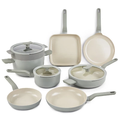 BergHOFF Balance 11Pc Nonstick Ceramic Cookware Set With Glass Lid, Recycled Aluminum 13 BergHOFF Balance 11Pc Nonstick Ceramic Cookware Set With Glass Lid, Recycled Aluminum - Image 11