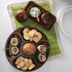 BergHOFF Acacia Wood 2pc Divided Tray And Serving Platter Set -BergHOFF Store GUEST ccaae893 e959 4898 8fd1 e7addb402ff3