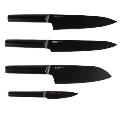 BergHOFF Ron 4Pc Knife Set Black, 4 Knives 8 BergHOFF Ron 4Pc Knife Set Black, 4 Knives - Image 6
