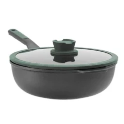 BergHOFF FOREST Nonstick Wok Pan, Strainer Glass Lid With Spoon Rest -BergHOFF Store GUEST d307f12b c01b 4fd0 b686 631f8472f7ed