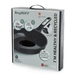 BergHOFF Phantom Nonstick Ceramic Frying Pan, Recycled Cast Aluminum -BergHOFF Store GUEST d4871c2f b33f 45bd bede d9e360c89763