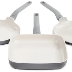 BergHOFF Balance 3Pc Non-stick Ceramic Specialty Cookware Set, Recycled Aluminum, Moonmist -BergHOFF Store GUEST d9babf20 5890 41ce bbb1 b1f677ab6331