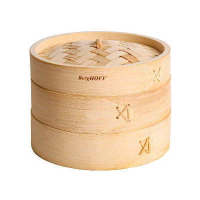 BergHOFF 13Pc Bamboo Set, Sushi Serving Trays, Steamers, Chopsticks 3 BergHOFF 13Pc Bamboo Set, Sushi Serving Trays, Steamers, Chopsticks