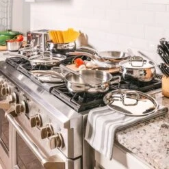 BergHOFF Belly Shape 18/10 Stainless Steel Skillet With Stainless Steel Lid 9 BergHOFF Belly Shape 18/10 Stainless Steel Skillet With Stainless Steel Lid -BergHOFF Store GUEST daf96f52 d1ac 49db 984c 7fe2fb991c35