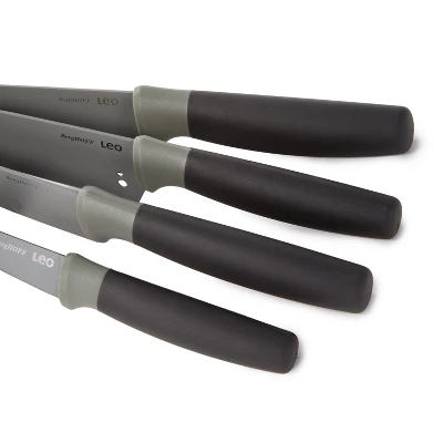 BergHOFF Balance 4Pc Non-stick Stainless Steel Cutlery Set, Recycled Material, Grey 5 BergHOFF Balance 4Pc Non-stick Stainless Steel Cutlery Set, Recycled Material, Grey - Image 3