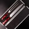 BergHOFF Pakka Wood 3Pc Stainless Steel Carving Set With Case -BergHOFF Store GUEST e62340ca fdf5 4d04 a094 731ff5bfe38e