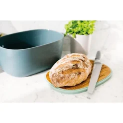 BergHOFF LEO Natural Bamboo Covered Bread Box & Food-grade Plastic Cutting Board 12.5" X 8.5" X 6" Multi-colors Freshly Bread -BergHOFF Store GUEST e8ab4203 b10a 4461 8d3a a6d7609d9c95