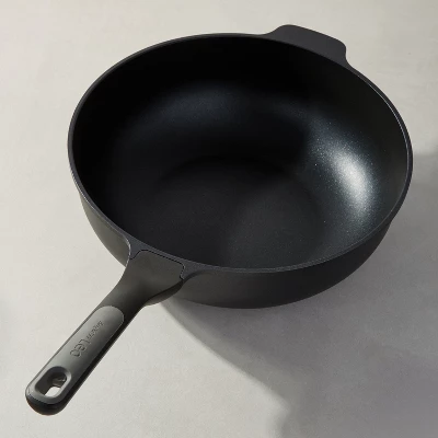 BergHOFF Leo Stone+ 2Pc Nonstick Ceramic Stir Frying Cookware Set, Recycled Cast Aluminum 6 BergHOFF Leo Stone+ 2Pc Nonstick Ceramic Stir Frying Cookware Set, Recycled Cast Aluminum - Image 4