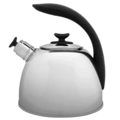BergHOFF Essentials Lucia 18/10 Stainless Steel Whistle Kettle 2.6 Qt. -BergHOFF Store GUEST ecde4887 cfd5 46a8 b646 9d868e689c96