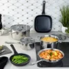 BergHOFF Helix 9Pc Cookware Set With Glass Lids, Nonstick Pans, Recycled Material -BergHOFF Store GUEST f2c86614 2999 4854 8502 ff083c247dc8