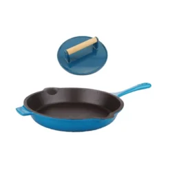 BergHOFF Neo 2Pc Cast Iron Cookware Set, 10" Fry Pan & Steak Press 19 BergHOFF Neo 2Pc Cast Iron Cookware Set, 10" Fry Pan & Steak Press -BergHOFF Store GUEST f735e08a f3da 4f04 a435 fddd30237da8